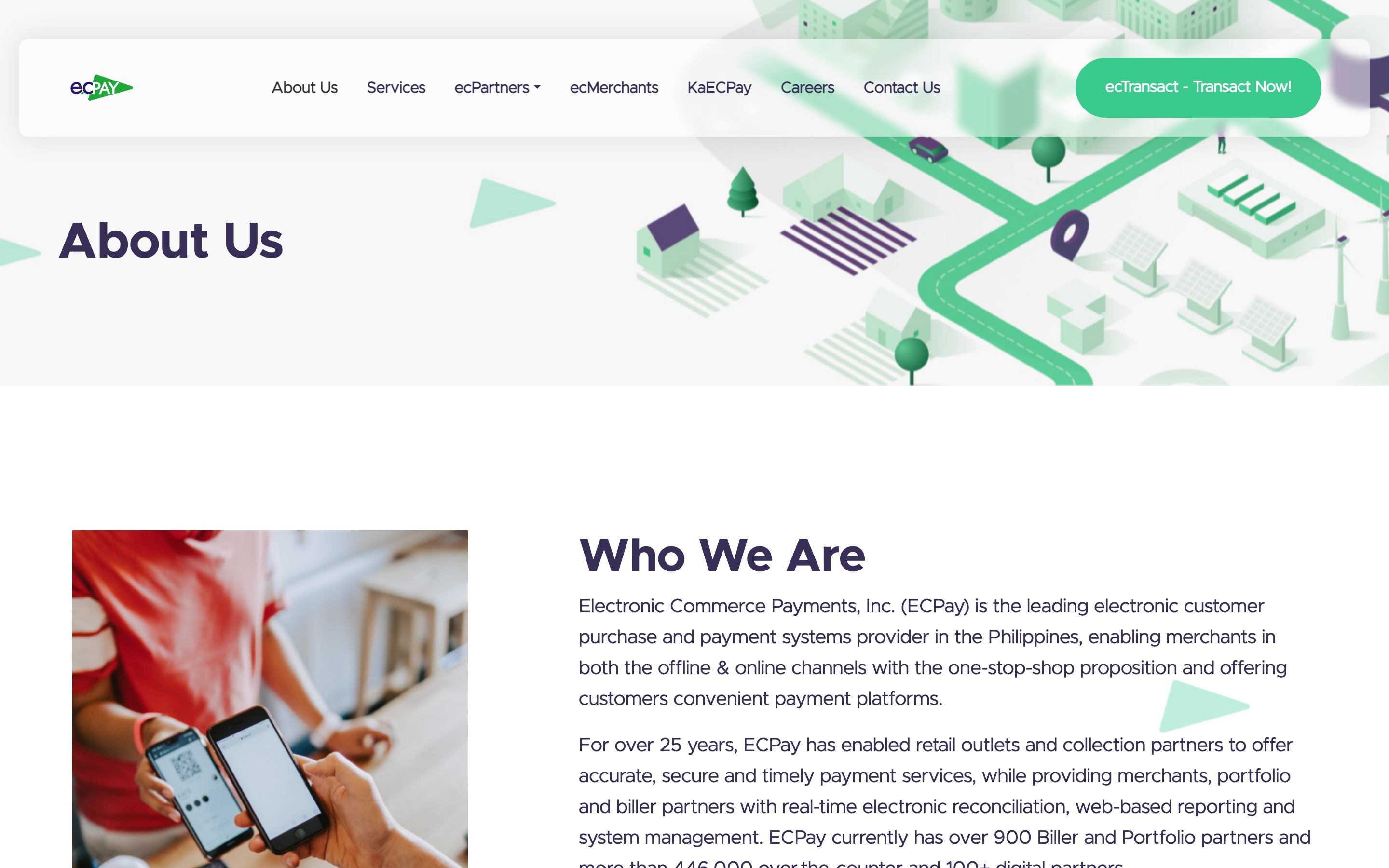 Productos y servicios de pago de ECPay