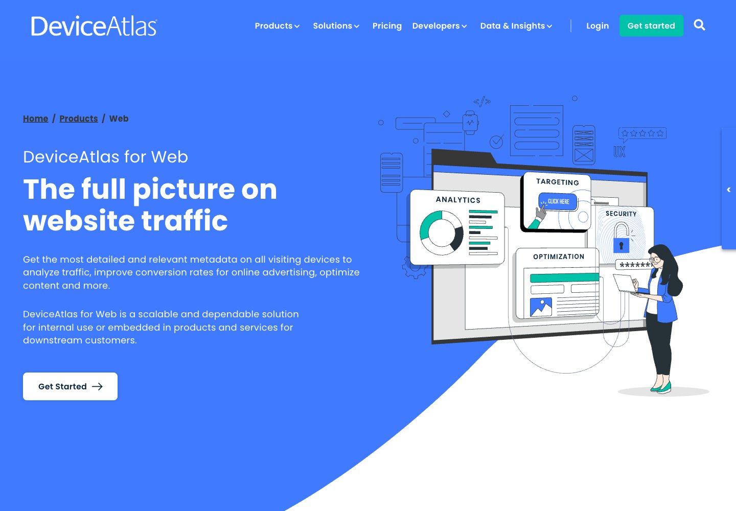 DeviceAtlas: p&aacute;gina web de inteligencia de dispositivos