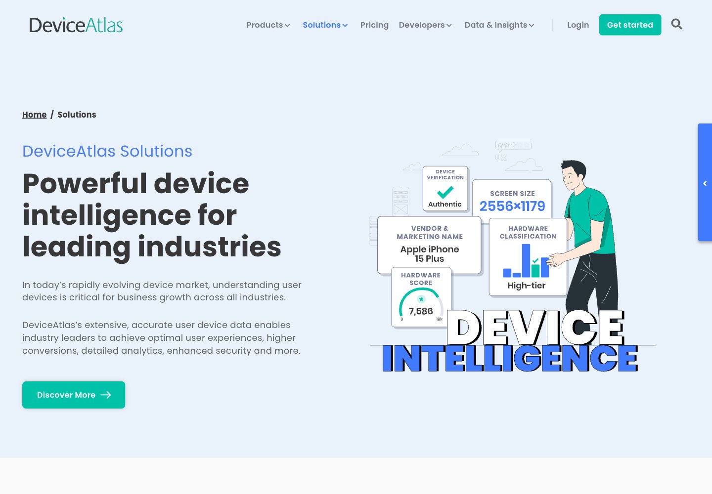 DeviceAtlas: p&aacute;gina web de casos de uso