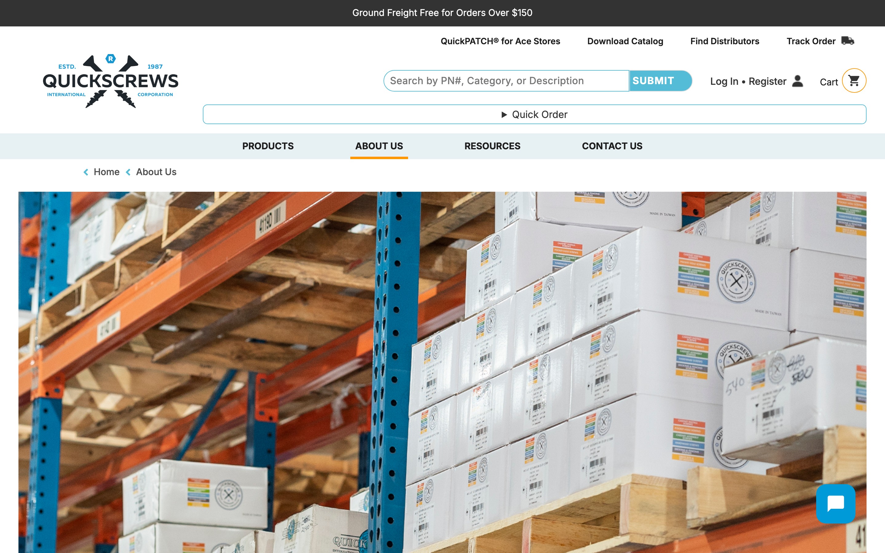 Cat&aacute;logo y especificaciones de producto de QuickScrews