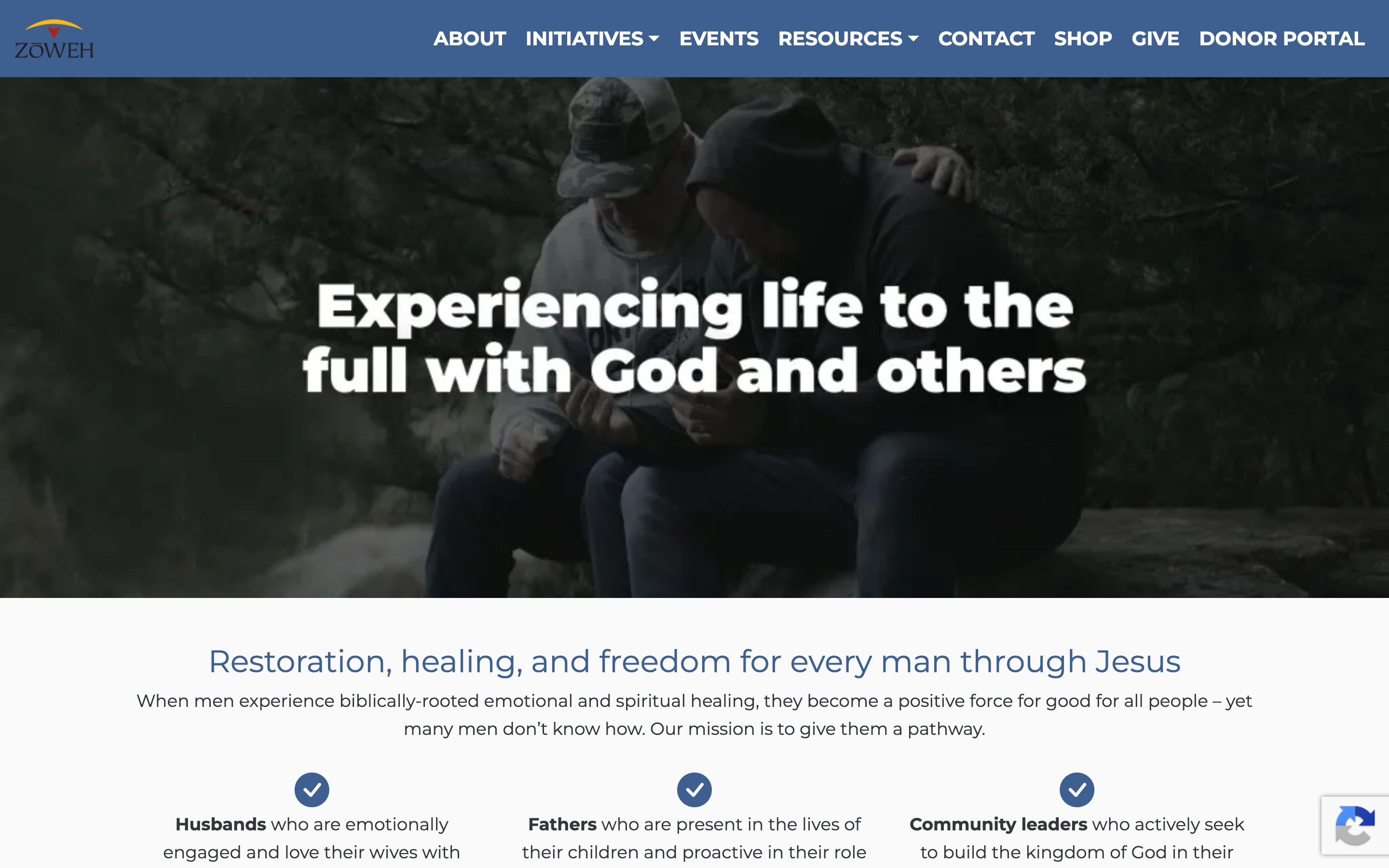 Zoweh Ministries: sito web principale