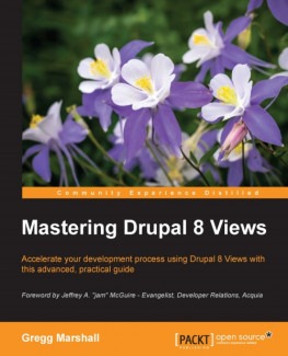 Drupal 8 books Views
