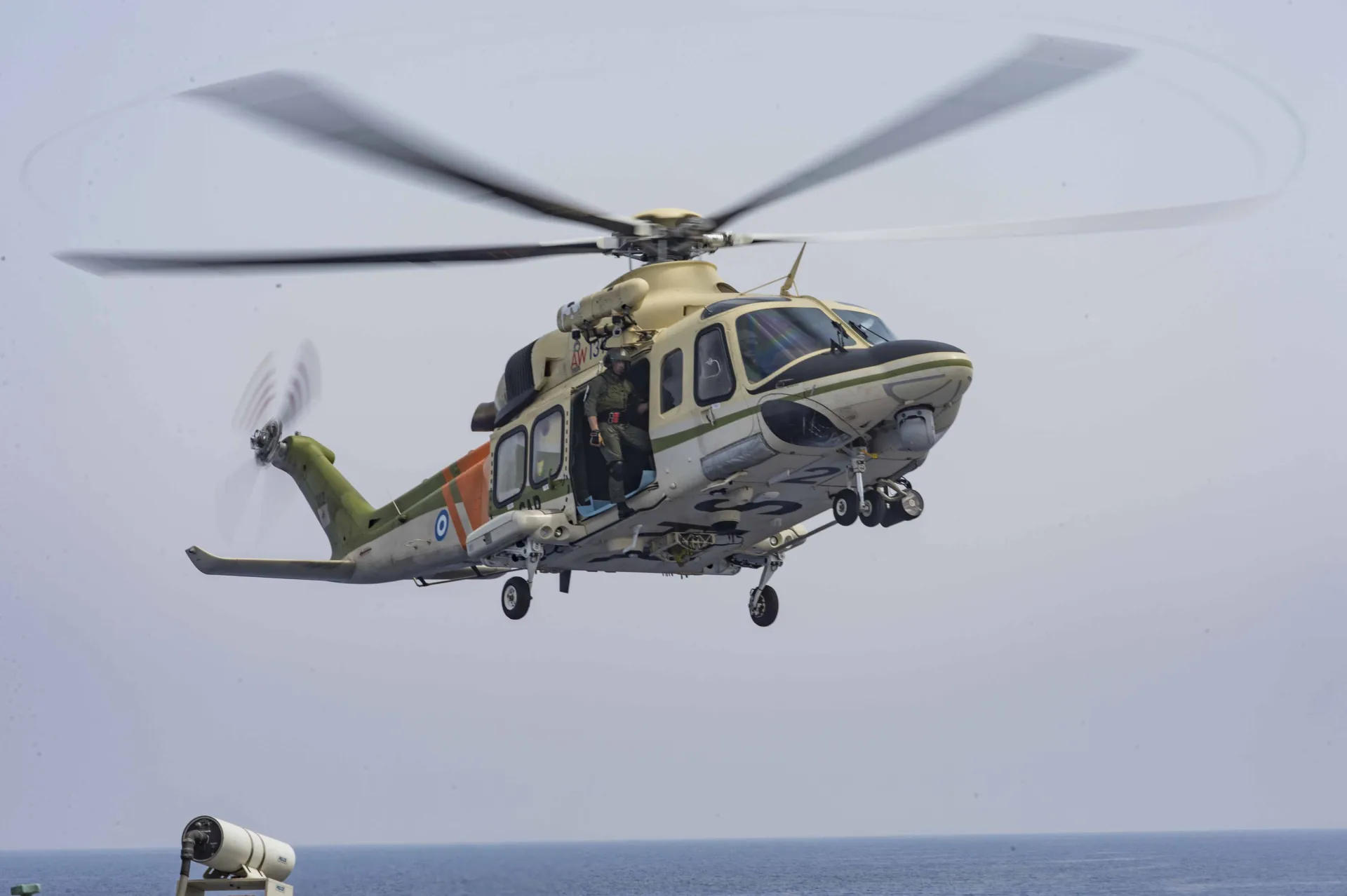 AW139 search and rescue helicopter in flight, representing the rotorcraft applications MinebeaMitsumi Aerospace serves